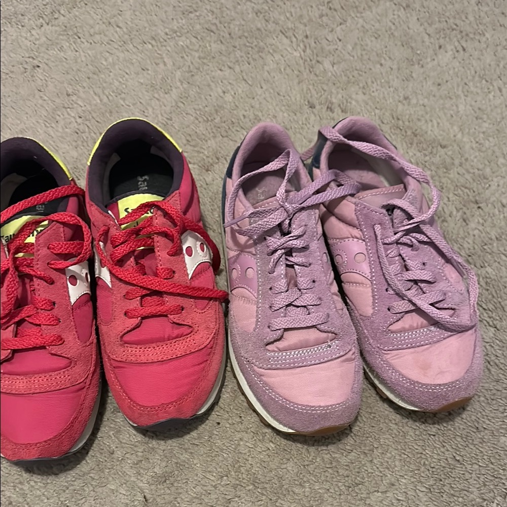 Saucony women's size 6 Pink and Purple Sneakers